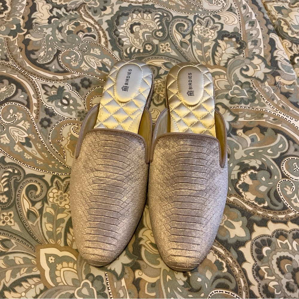 New Birdies The Phoebe Python Embossed Velvet Mul… - image 6